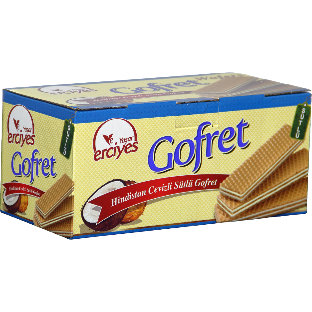 Hindistan Cevizli Sütlü Gofret 480gr